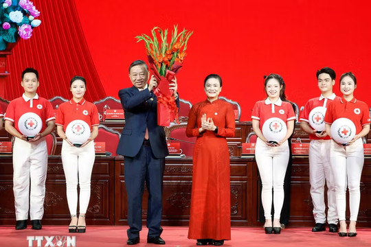 Tổng Bí thư, Chủ tịch nước Tô Lâm giữ cương vị Chủ tịch danh dự Hội Chữ thập đỏ Việt Nam