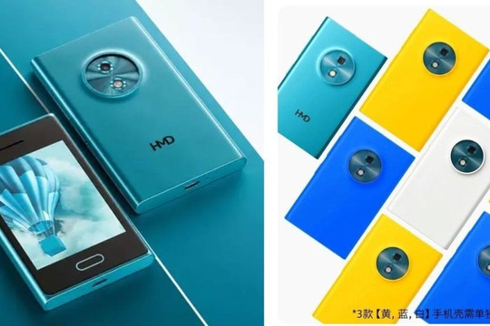 HMD Touch AI: Mang thiết kế Nokia Lumia hoài niệm kết hợp AI ByteDance giá 1,8 triệu đồng