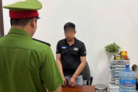 Bắt giữ đối tượng trộm gần 700 triệu đồng tại cửa hàng điện máy
