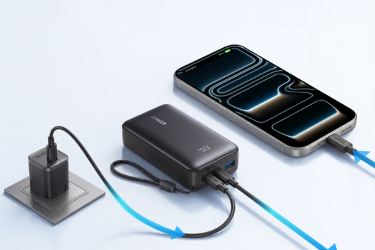 Anker Zolo Power Bank 10K 30W: Ba cổng sạc nhưng giới hạn công suất khi dùng đồng thời