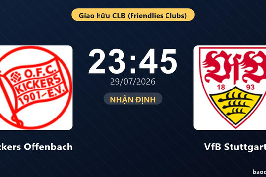 Nhận định Kickers Offenbach vs VfB Stuttgart: đội hình dự kiến