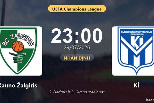 Nhận định Kauno Žalgiris vs KÍ: đội hình dự kiến