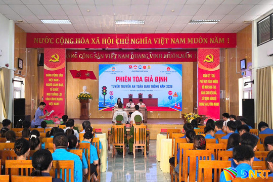 Gần 200 đoàn viên, thanh niên tham gia “Phiên tòa giả định” phường Hải Vân