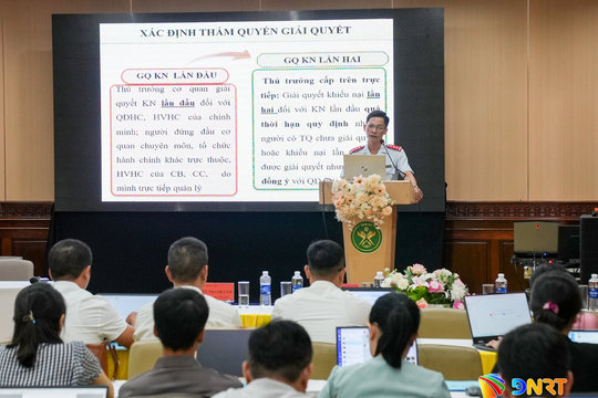 Nâng cao nghiệp vụ tiếp công dân, xử lý đơn thư, giải quyết khiếu nại, tố cáo của cấp xã