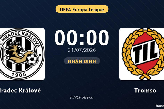 Nhận định Hradec Králové vs Tromso: đội hình dự kiến