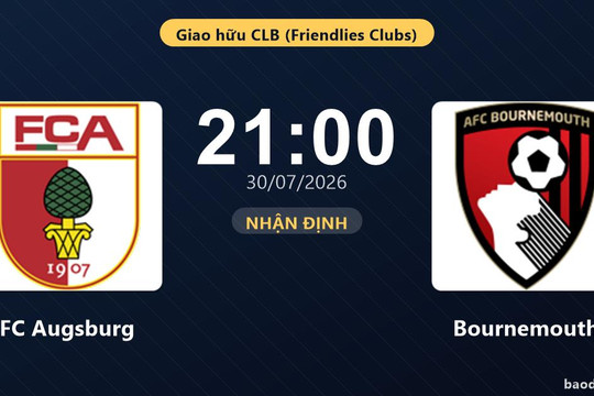 Nhận định FC Augsburg vs Bournemouth: đội hình dự kiến