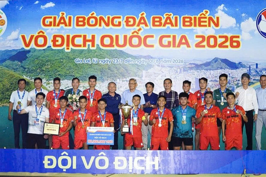 Đà Nẵng vô địch Giải bóng đá bãi biển quốc gia