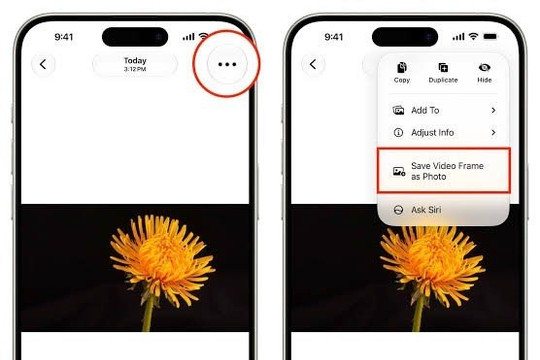 Tính năng mới trên iOS 27: Trích xuất ảnh sắc nét từ video không cần chụp màn hình