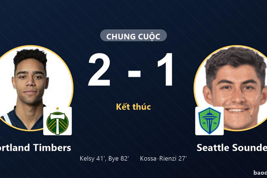 Portland Timbers 2-1 Seattle Sounders: Portland Timbers giành chiến thắng