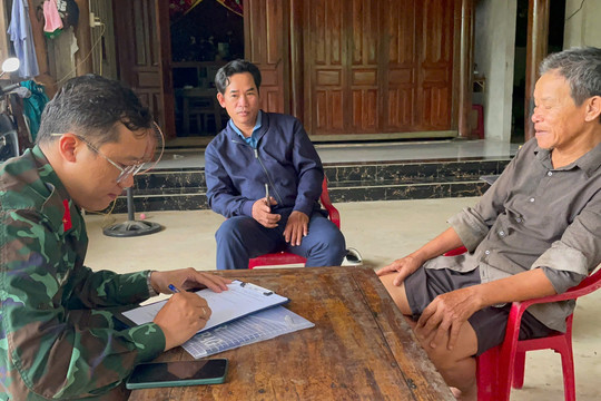 “Đi từng ngõ, gõ từng nhà” rà tìm thông tin liệt sĩ