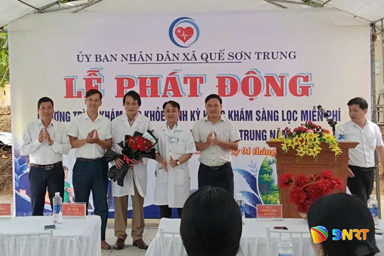 Xã Quế Sơn Trung triển khai khám sức khỏe miễn phí cho 4.531 người dân