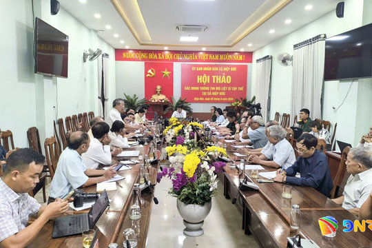 Xã Hiệp Đức tổ chức hội thảo xác minh thông tin ngôi mộ 17 hài cốt nghi liệt sĩ