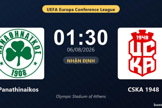 Nhận định Panathinaikos vs CSKA 1948: đội hình dự kiến