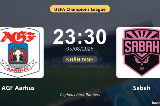 Nhận định AGF Aarhus vs Sabah: đội hình dự kiến
