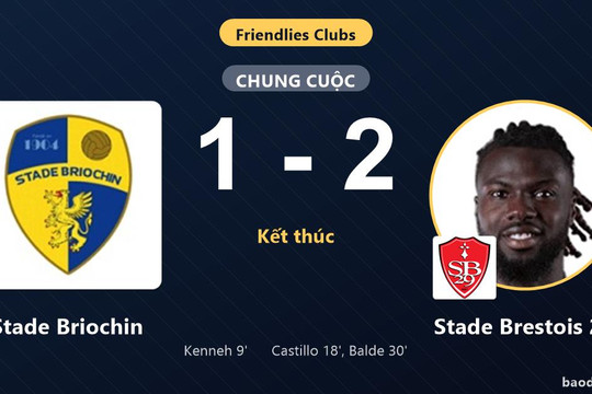 Stade Brestois 29 ngược dòng đánh bại Stade Briochin