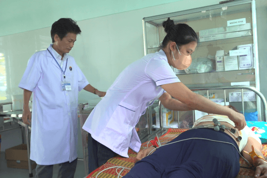 Xã Thăng Điền khám sức khỏe miễn phí cho gần 260 người có công