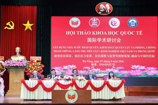 Hơn 100 đại biểu dự hội thảo quốc tế về xây dựng Nhà nước pháp quyền và phòng, chống tham nhũng