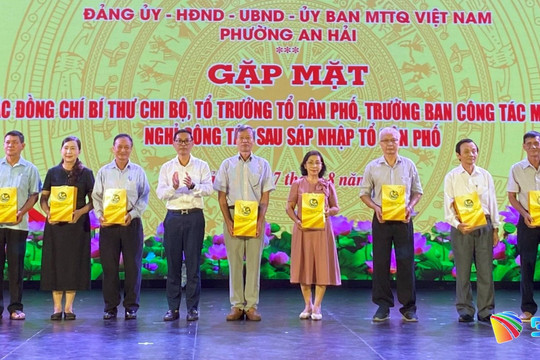 Phường An Hải gặp mặt, tri ân 386 cán bộ cơ sở nghỉ công tác sau sắp xếp tổ dân phố