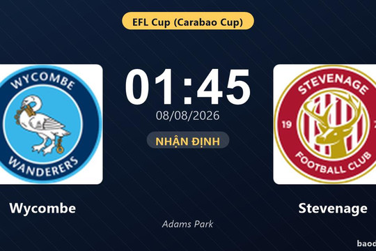 Nhận định Wycombe vs Stevenage: đội hình dự kiến