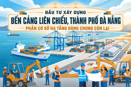 Đầu tư xây dựng Bến cảng Liên Chiểu, thành phố Đà Nẵng - Phần cơ sở hạ tầng dùng chung còn lại