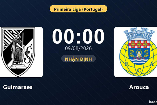 Nhận định Guimaraes vs Arouca: đội hình dự kiến