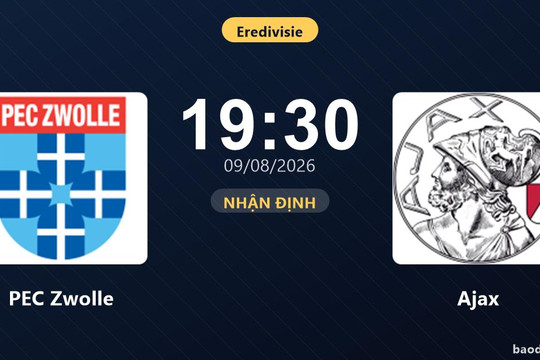 Nhận định PEC Zwolle vs Ajax: đội hình dự kiến