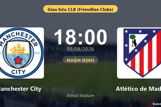 Nhận định Manchester City vs Atlético de Madrid: đội hình dự kiến