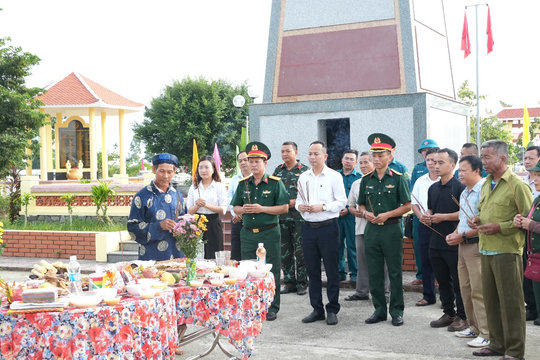 Xã Tam Xuân triển khai "Chiến dịch 500 ngày đêm tìm kiếm, quy tập và xác định danh tính hài cốt liệt sĩ"