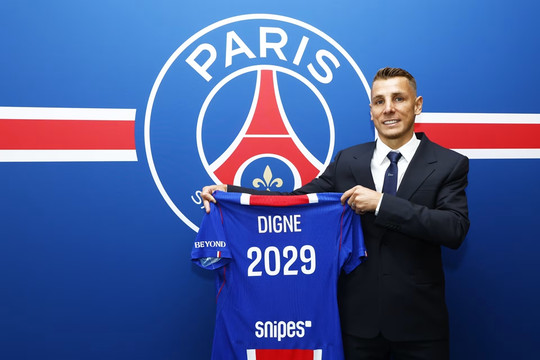 Lucas Digne chính thức trở lại Paris Saint-Germain với bản hợp đồng trị giá 7 triệu euro