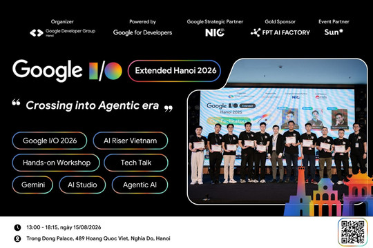 Google I/O Extended Hanoi 2026 trở lại: Trọng tâm là Agentic AI và Gemini