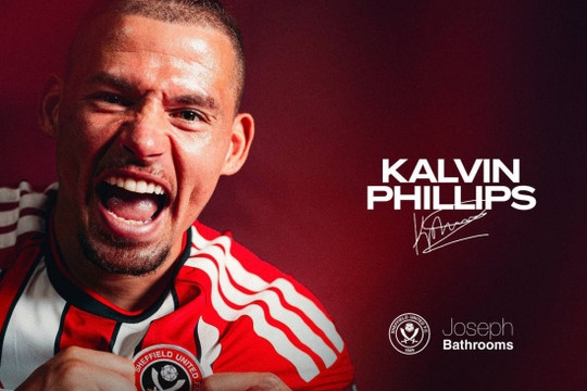 Kalvin Phillips rời Man City tái hợp Sheffield United theo bản hợp đồng cho mượn một năm