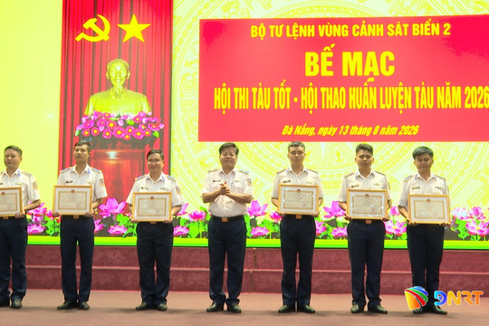 Vùng Cảnh sát biển 2 bế mạc hội thi tàu tốt - hội thao huấn luyện tàu năm 2026