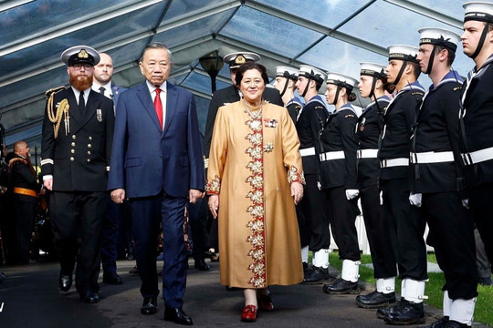 Lễ đón Tổng Bí thư, Chủ tịch nước Tô Lâm thăm cấp Nhà nước tới New Zealand
