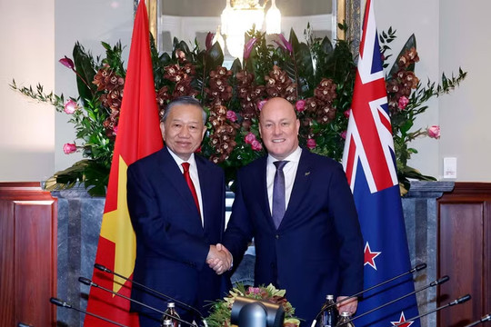 Phát triển toàn diện quan hệ giữa hai nước Việt Nam và New Zealand