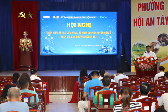 Phường Hội An Tây hỗ trợ hộ kinh doanh lưu trú chuyển đổi số