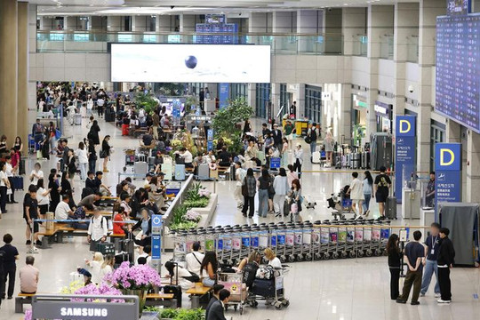 Sân bay quốc tế Incheon (Hàn Quốc) bận rộn nhất thế giới