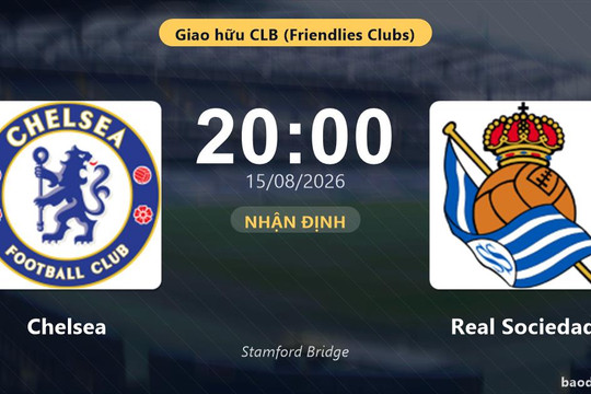 Nhận định Chelsea vs Real Sociedad: đội hình dự kiến