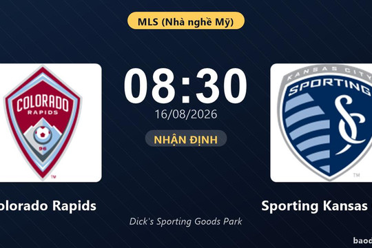Nhận định Colorado Rapids vs Sporting Kansas City: đội hình dự kiến