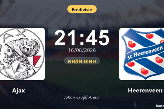 Nhận định Ajax vs Heerenveen: đội hình dự kiến