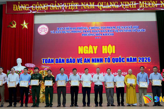 Phường Hòa Khánh phát huy sức mạnh nhân dân trong bảo vệ an ninh Tổ quốc