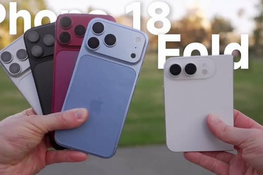 Apple dự kiến ra mắt mẫu iPhone gập đầu tiên cùng series iPhone 18 Pro vào tháng 9 năm 2026