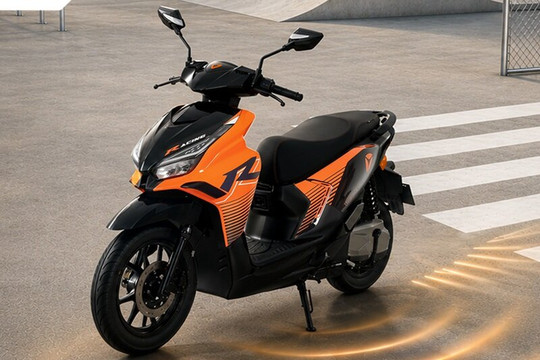 Xe máy điện Yadea Velax P giá 33,9 triệu: Kiểu dáng thể thao, phanh CBS, tầm hoạt động 192 km