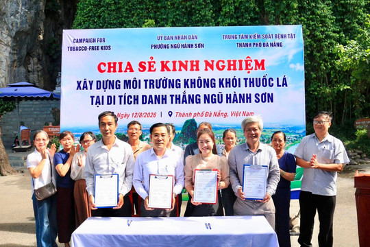 Xây dựng môi trường du lịch không khói thuốc lá