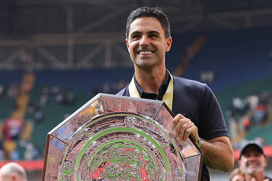 Đánh bại Man City ở Siêu cúp Anh, Mikel Arteta quyết đưa Arsenal trở thành CLB số một thế giới