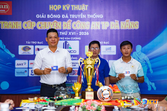 8 đội tranh tài tại Giải bóng đá Chuyên đề Công an thành phố Đà Nẵng lần thứ XVI