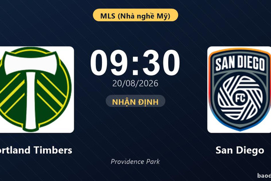 Nhận định Portland Timbers vs San Diego: đội hình dự kiến