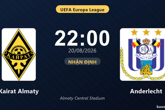 Nhận định Kairat Almaty vs Anderlecht: đội hình dự kiến