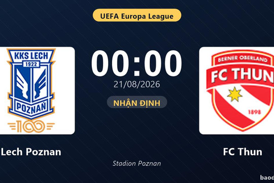 Nhận định Lech Poznan vs FC Thun: đội hình dự kiến