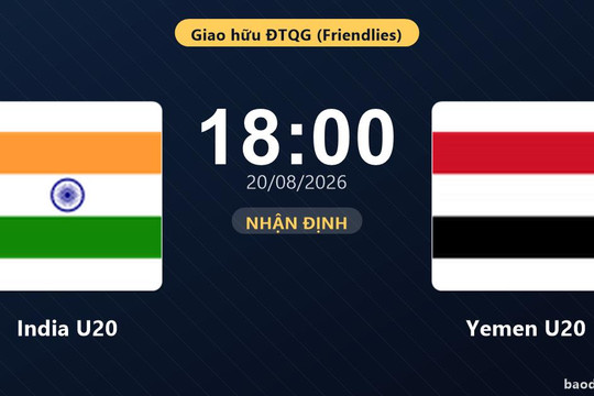 Nhận định India U20 vs Yemen U20: đội hình dự kiến