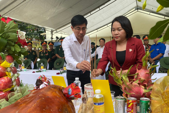 Tưởng nhớ các liệt sĩ Đơn vị Đặc công Biệt động Lê Độ anh hùng